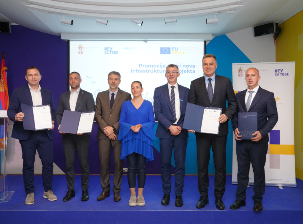 EU kroz EU PRO plus podržava četiri infrastrukturna projekta sa 810.000 evra
