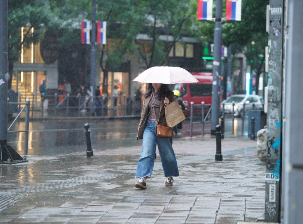 U Srbiji danas oblačno, vetrovito i osetno hladnije s kišom, temperatura do 16 stepeni
