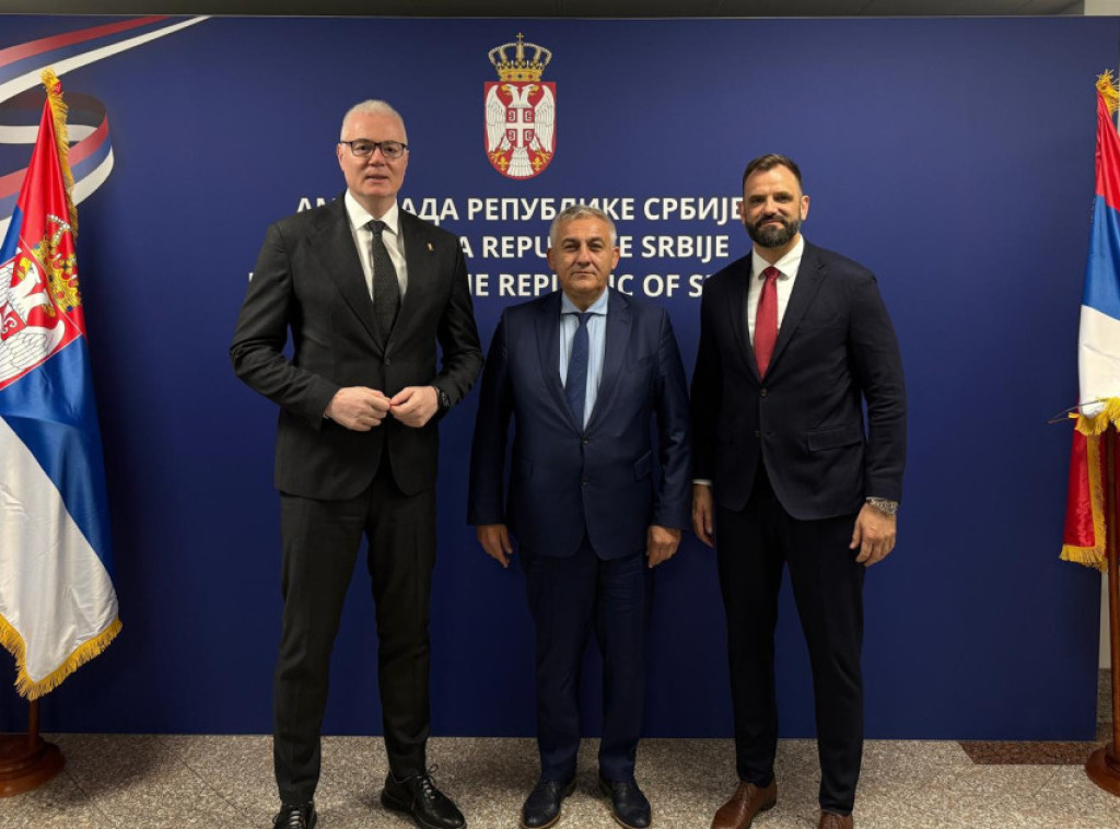 Ambasador u Bosni i Hercegovini Todorov ugostio predsednika OKS Tomaševića