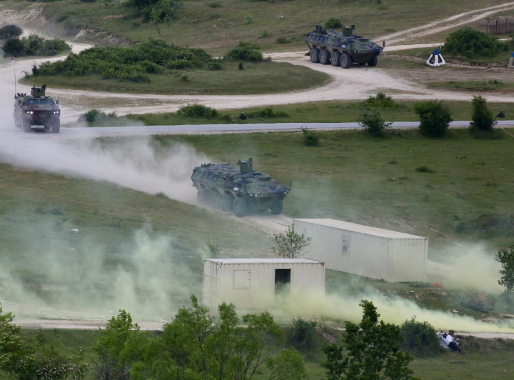 Kod Bujanovca taktička pokazna vežba u okviru prve zajedničke vojne vežbe Srbija-NATO