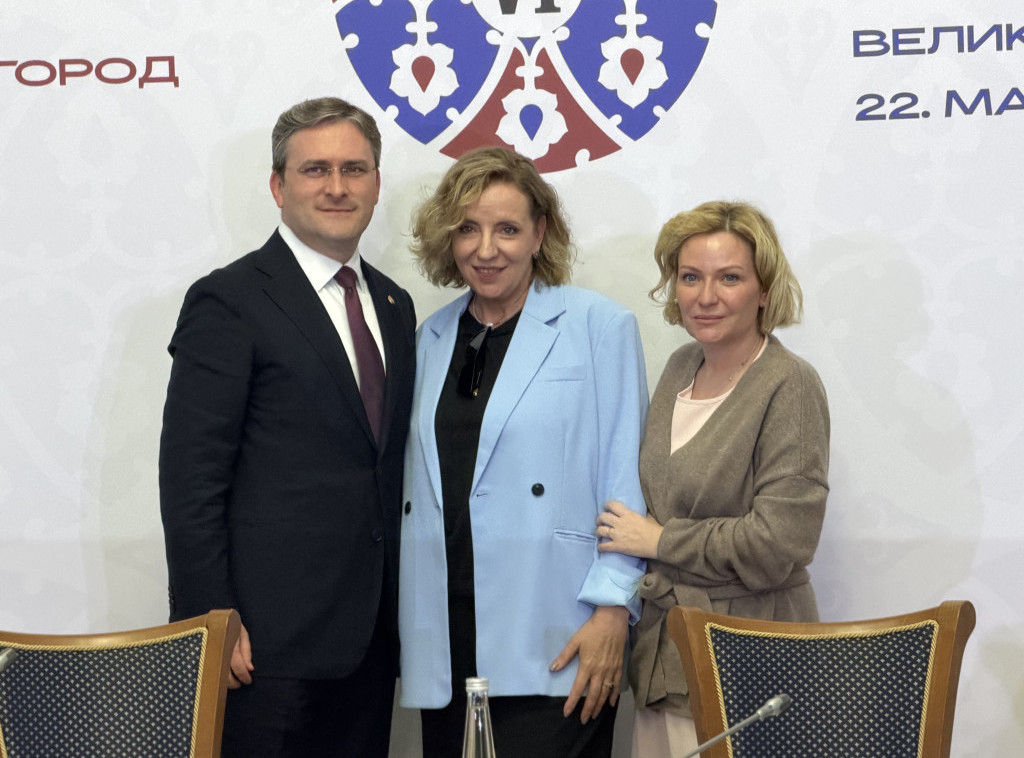 U Velikom Novgorodu Rusko-srpski kulturni forum, prisustvovali Selaković i Ljubimova