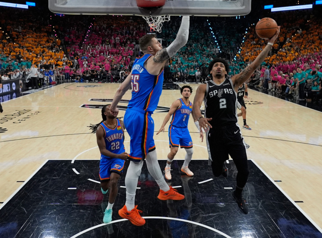 Košarkaši Oklahome poveli 2:1 protiv San Antonija u finalu Zapada NBA lige