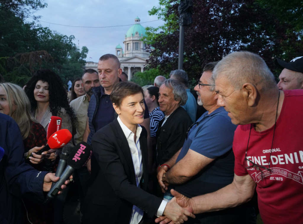 Ana Brnabić: Došla sam da zahvalim ljudima koji su sačuvali mir i stabilnost