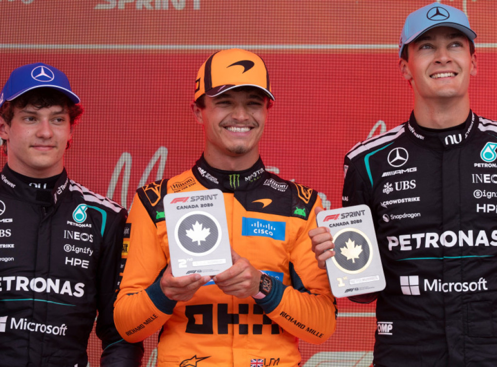 Rasel pobedio u sprintu uoči trke Formule 1 u Montrealu