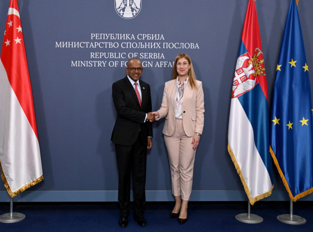 Nevena Jovanović sa ministrom unutrašnjih poslova Singapura o daljoj saradnji