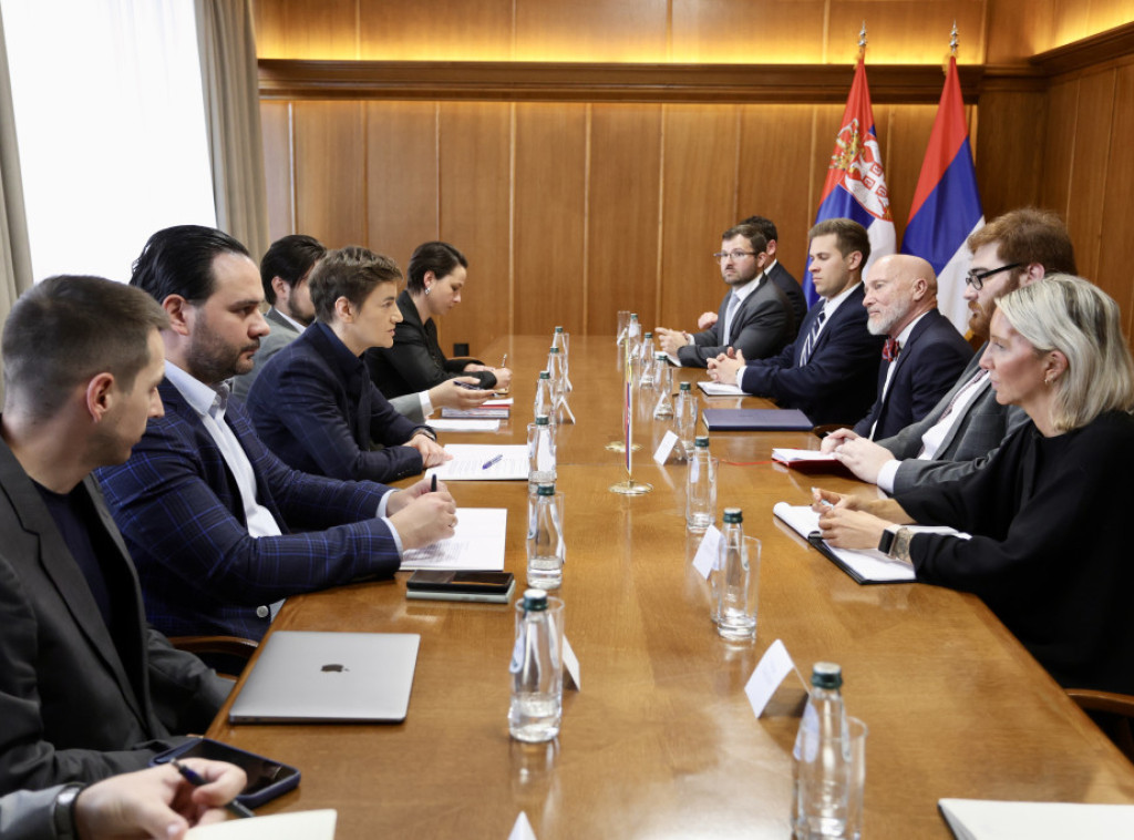 Ana Brnabić se sastala sa delegacijom stafera iz Kongresa SAD
