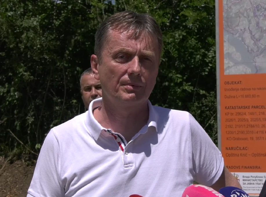 Glišić: Država ulaže 478 miliona dinara u vodovodne mreže u Rači i Kniću