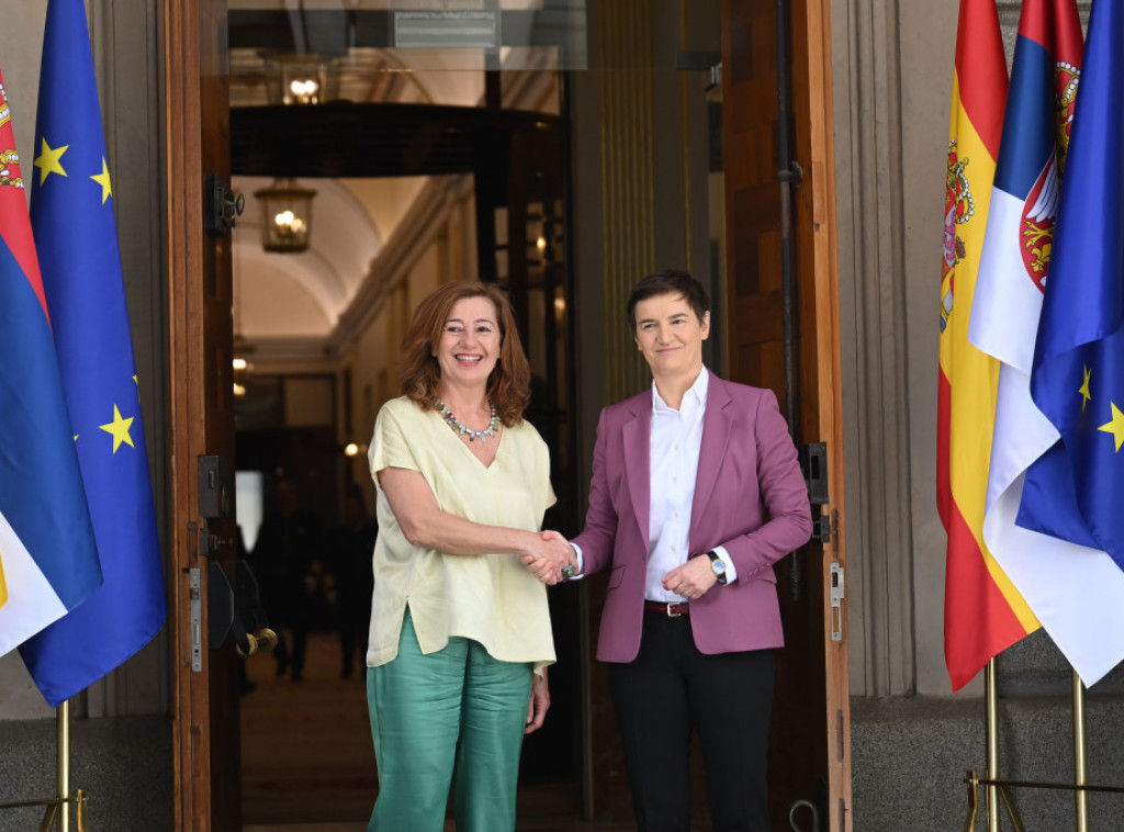 Brnabić se sastala sa predsednicom španskog Kongresa Armengolom