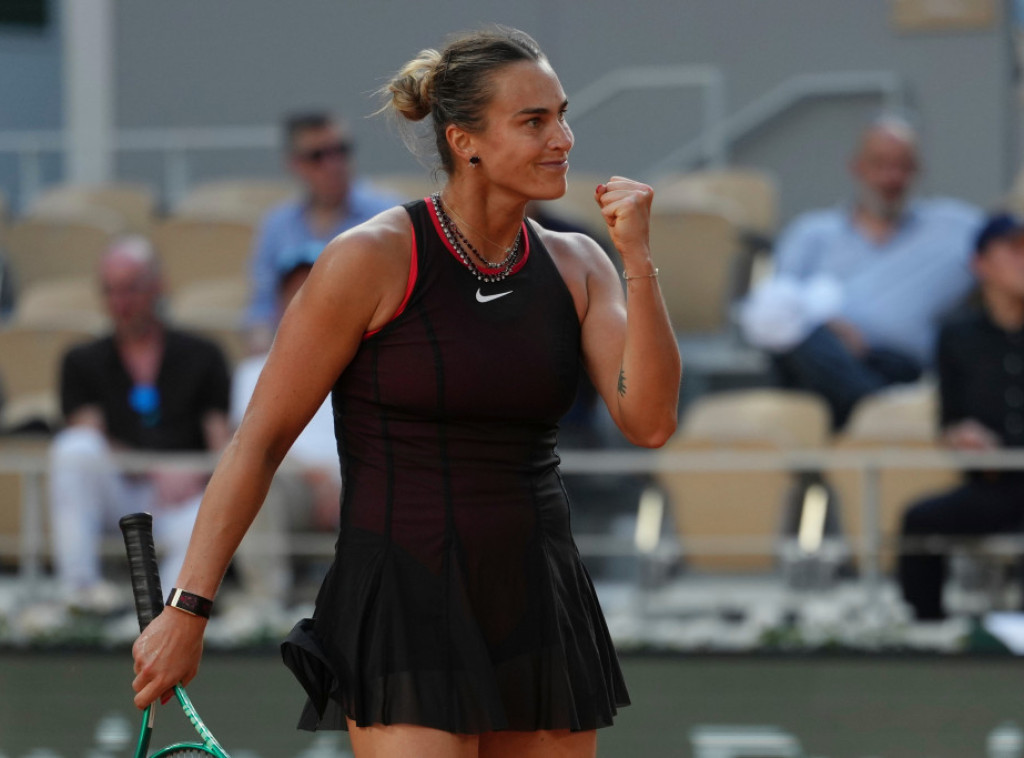 Beloruska teniserka Arina Sabalenka plasirala se u treće kolo Rolan Garosa