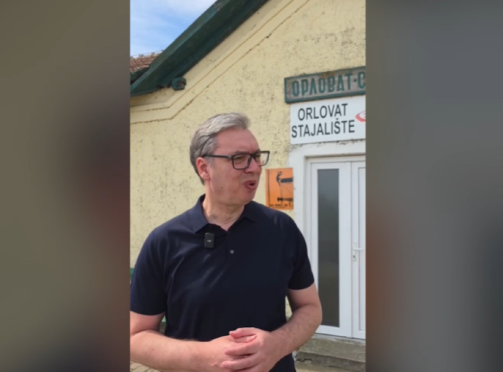 Vučić u Orlovatu: Rekonstruisaćemo ovde železničku stanicu i mnoge druge