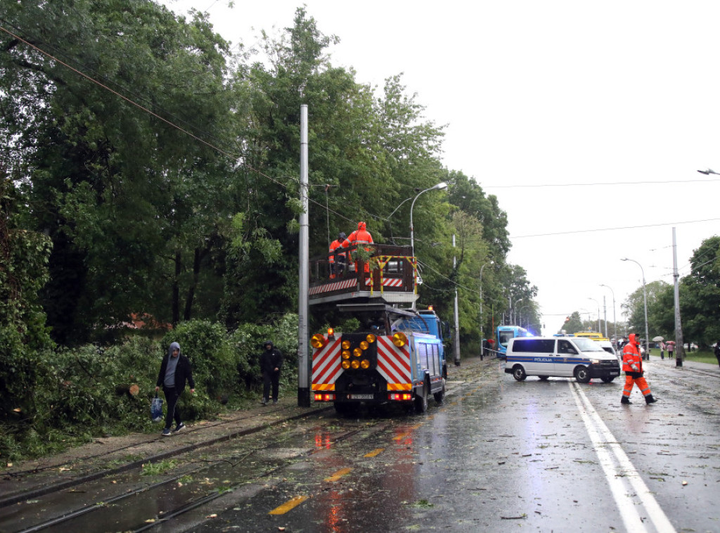Narandžasti alarm na snazi u zagrebačkom regionu zbog pljuska, grmljavine i grada