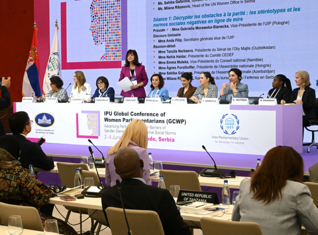 Drugi dan Globalne konferencije žena parlamentarki u Beogradu, nastavak diskusije o rodnoj ravnopravnosti