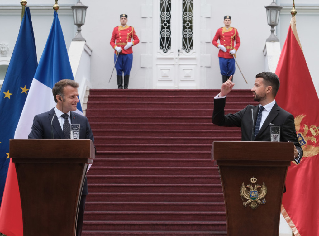 Makron: Francuska pruža podršku Crnoj Gori u završnici EU puta