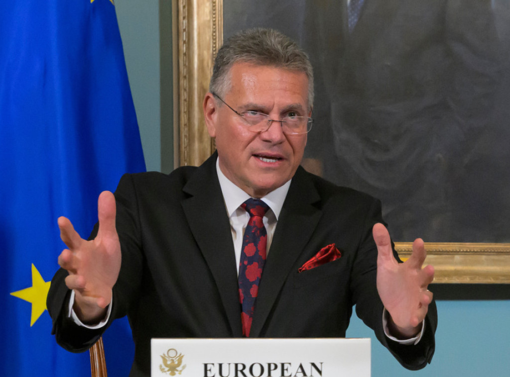 Šefčovič: EU da sledi primer SAD u trgovinskim pregovorima sa Kinom