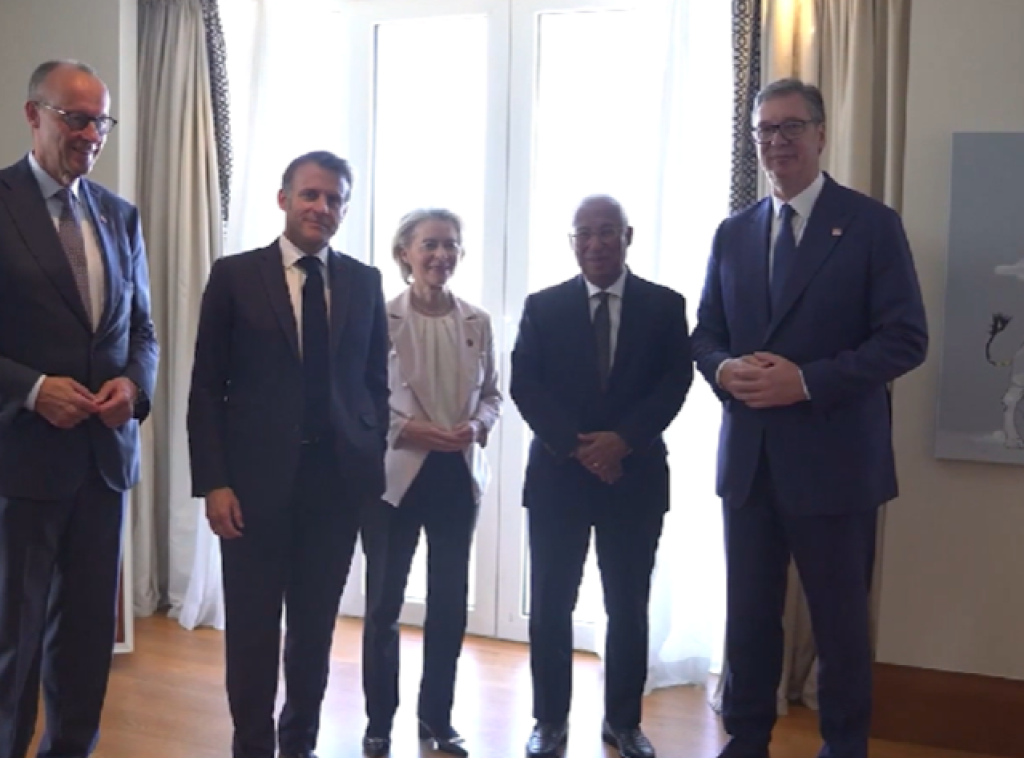 Vučić: Važan sastanak sa Fon der Lajen, Koštom, Makronom i Mercom o EU perspektivi Srbije