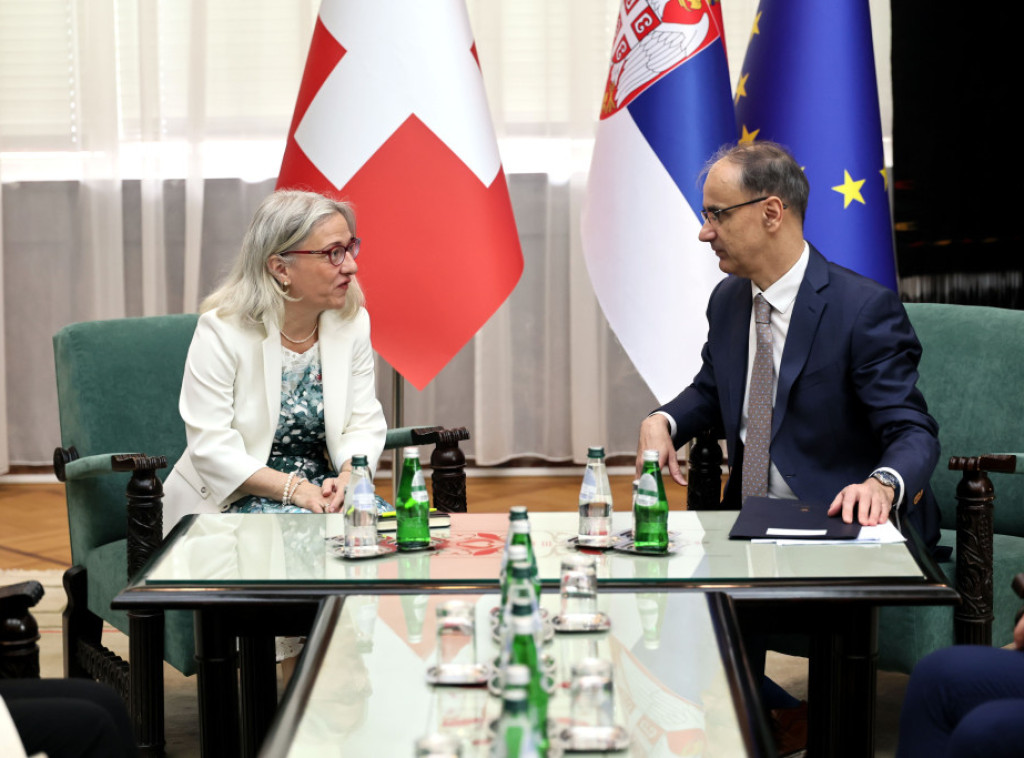 Macut sa ambasadorkom Mulen o jačanju saradnje Srbije i Švajcarske