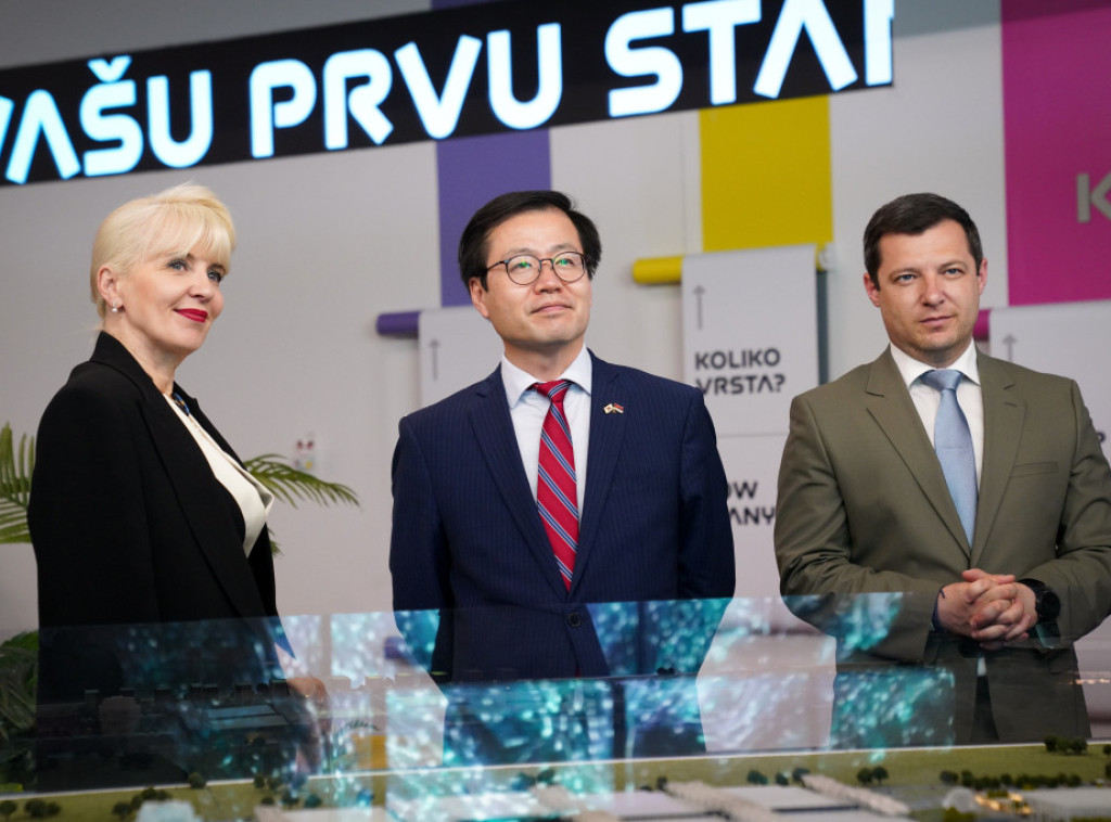 Lazarevićeva i ministar trgovine Južne Koreje obišli Ekspo plejgraund