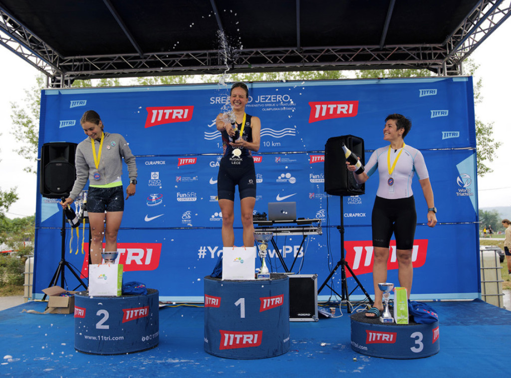 Održano takmičenje "11TRI Srebrno jezero" - prvenstvo Srbije u olimpijskom triatlonu