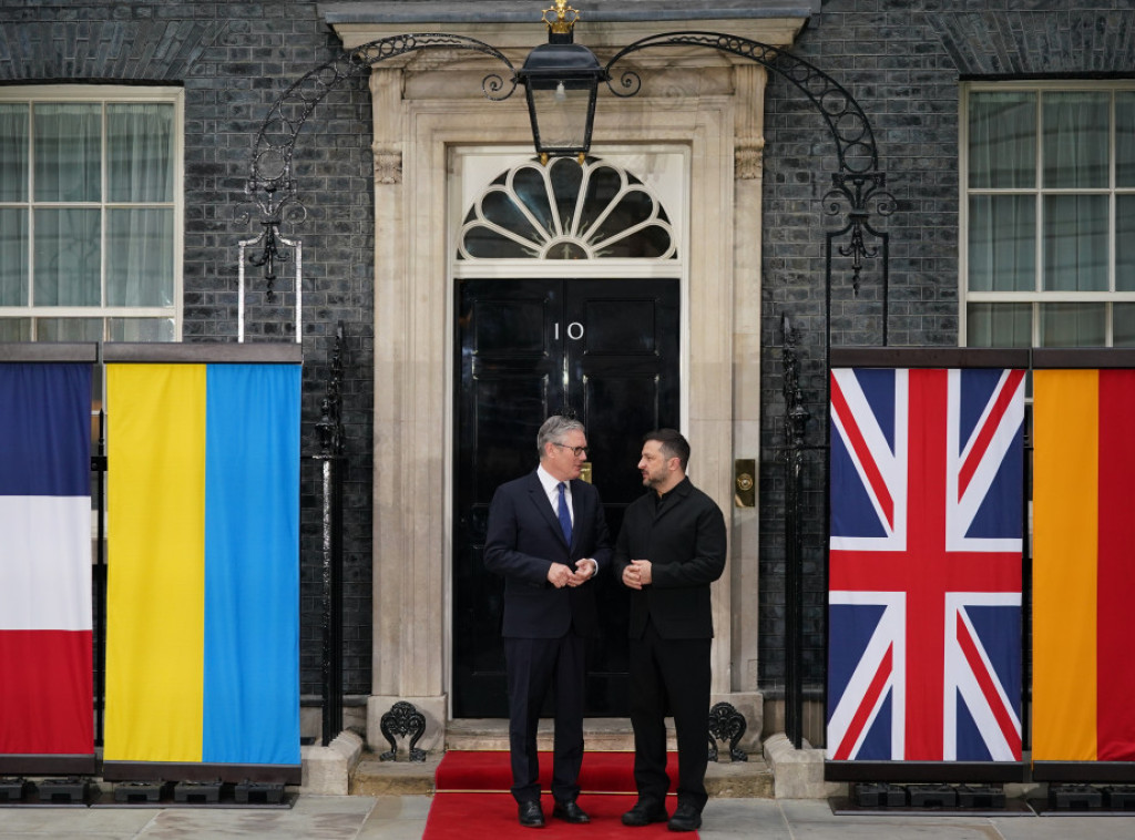 Zelenski se u Velikoj Britaniji sastaje sa Starmerom, Makronom i Mercom