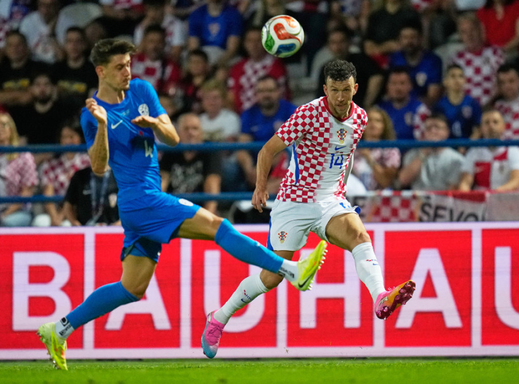 Fudbaleri Hrvatske u 93. minutu do pobede protiv Slovenije pred put na Mundijal