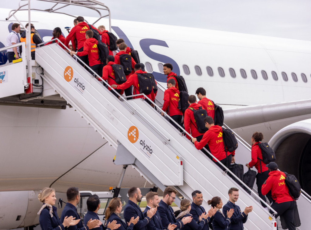 Fudbalska reprezentacija Belgije otputovala na Svetsko prvenstvo