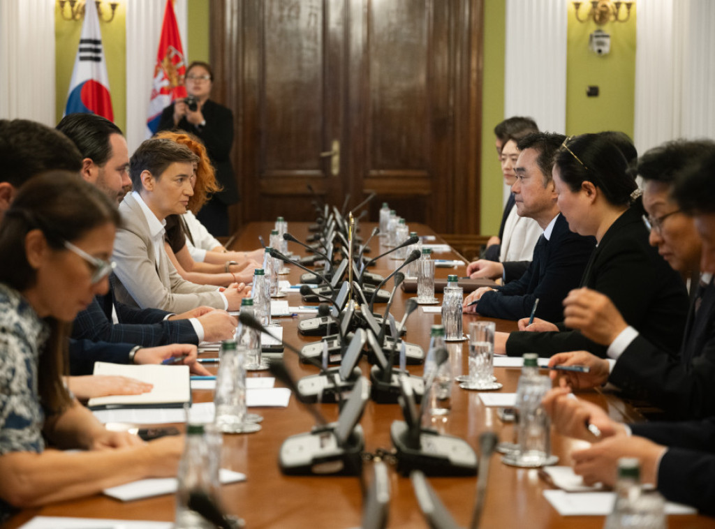 Ana Brnabić razgovarala sa delegacijom Republike Koreje o ja