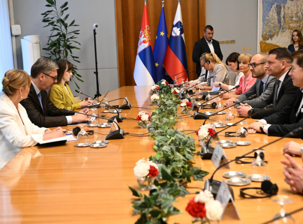 Vučić se sastao sa predsednikom Državnog zbora Slovenije Stevanovićem