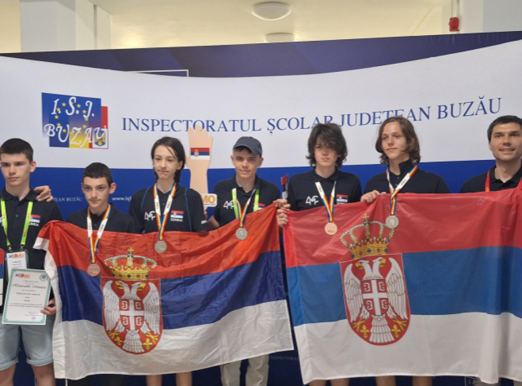 Na Juniorskoj matematičkoj olimpijadi u Rumuniji učenici iz Srbije osvojili 3 srebrne, 2 bronzane medalje i 1 pohvalu