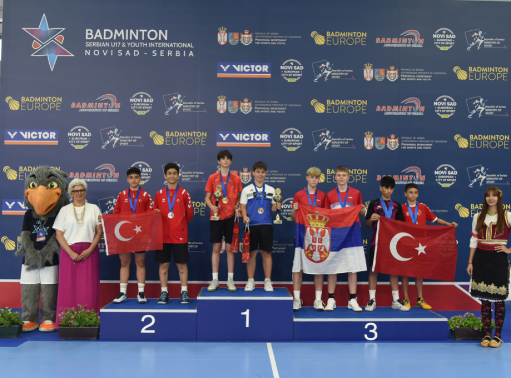 Uspešno završen prestižni badminton turnir "Serbian U17&Youth International Novi Sad"