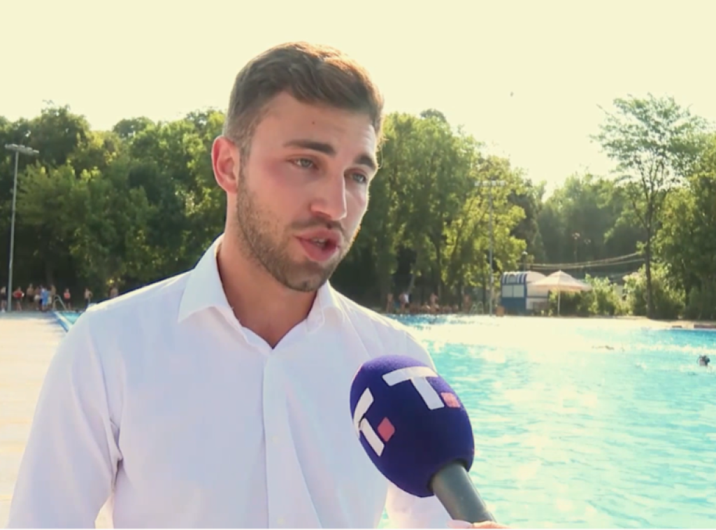 Rakić: Bazene na Banjici tokom toplotnog talasa dnevno posećuje i do 3.000 kupača