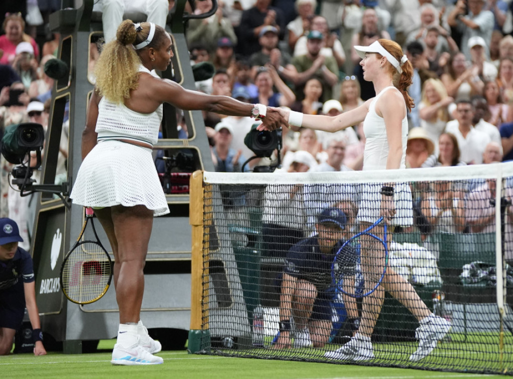 Američka teniserka Serena Vilijams eliminisana u prvom kolu Vimbldona