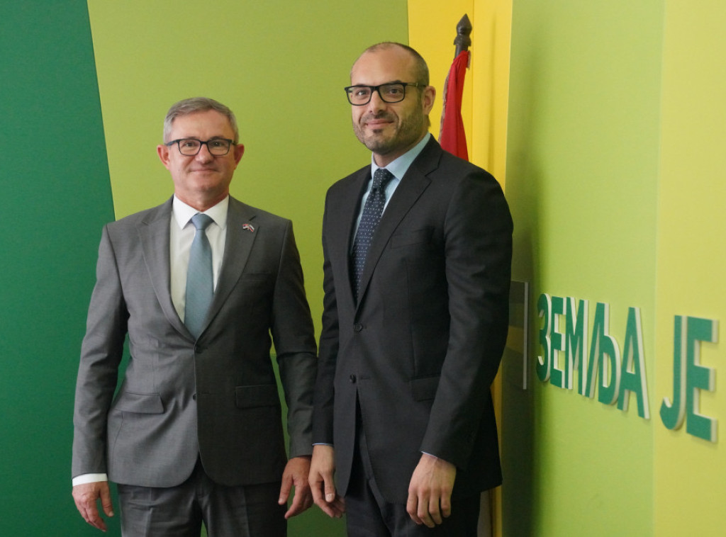 Glamočić razgovarao sa ambasadorom Slovenije u Srbiji: Nove investicije i snažnija saradnja