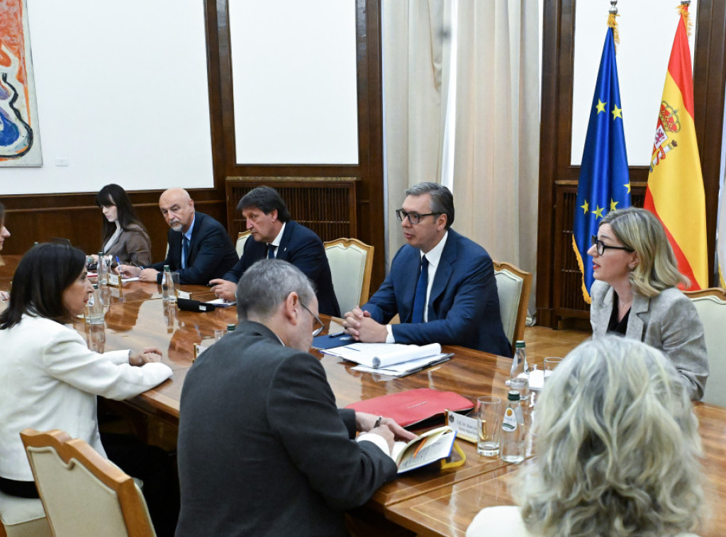 Vučić razgovarao sa Fernandes o jačanju saradnje Srbije i Španije u oblasti odbrane i bezbednosti
