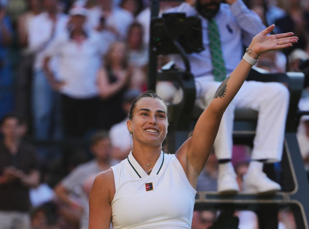 Sabalenka nadigrala Ostapenko za osminu finala Vimbldona