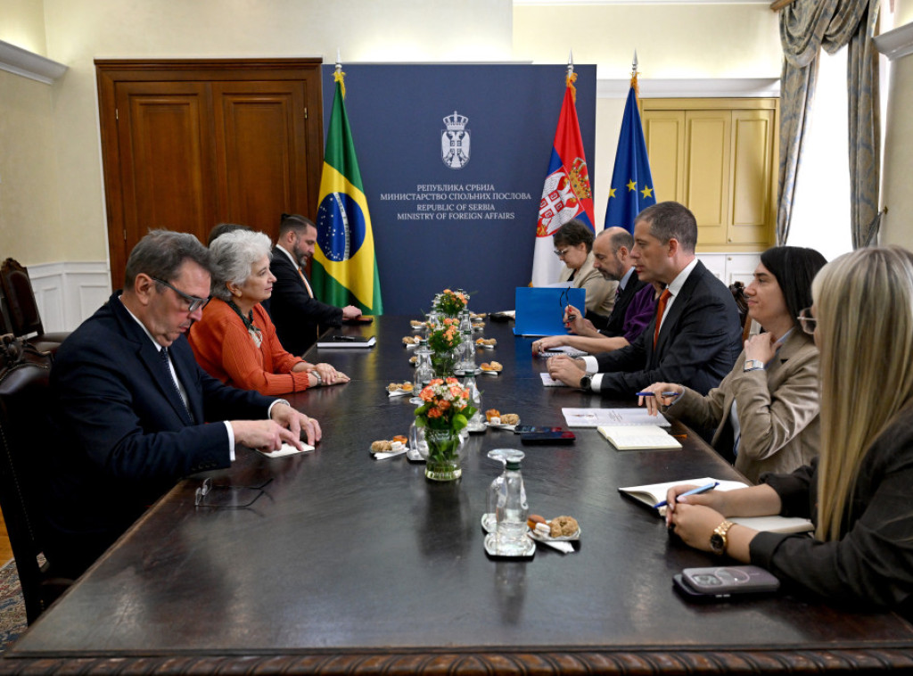 Đurić sa ambasadorkom Brazila o potencijalima za saradnju dve zemlje
