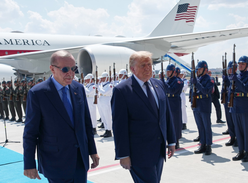 Erdogan dočekao Trampa po dolasku u Ankaru
