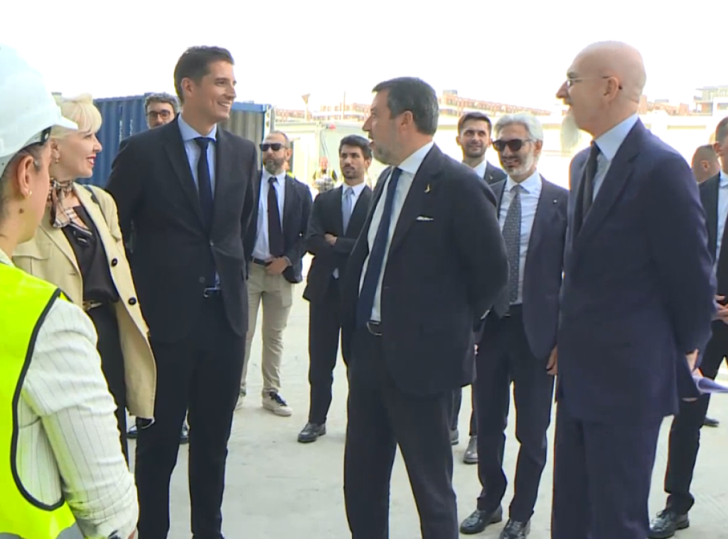 Salvini obišao Ekspo gradilište u Surčinu, Lazarević: Italija će imati impresivan paviljon