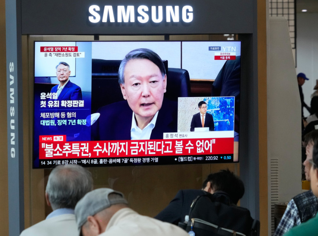 Vrhovni sud Južne Koreje potvrdio sedmogodišnju kaznu zatvora bivšem predsedniku Junu