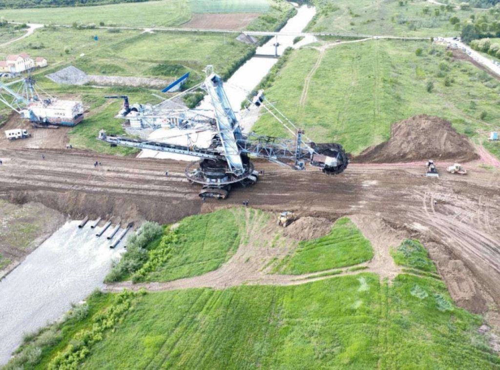 Završena montaža prvog rotornog bagera za kop "Radlјevo" u Rudarskom basenu Kolubara