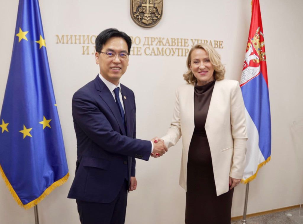Paunović i Kim Min Dže razgovarali o nastavku saradnje u oblasti digitalne uprave