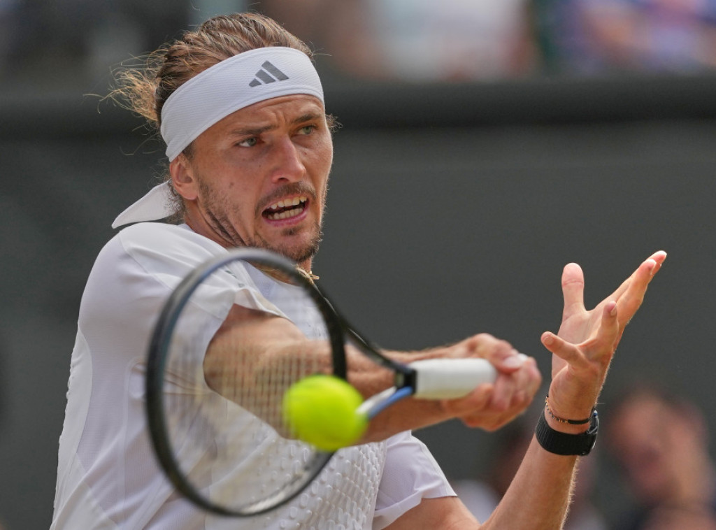 Nemački teniser Aleksandar Zverev prvi finalista Vimbldona