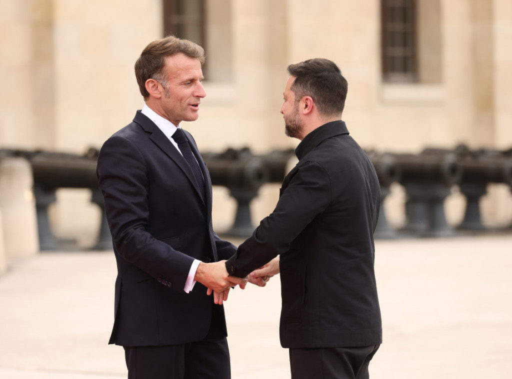 Zelenski stigao u Pariz na sastanak sa Makronom