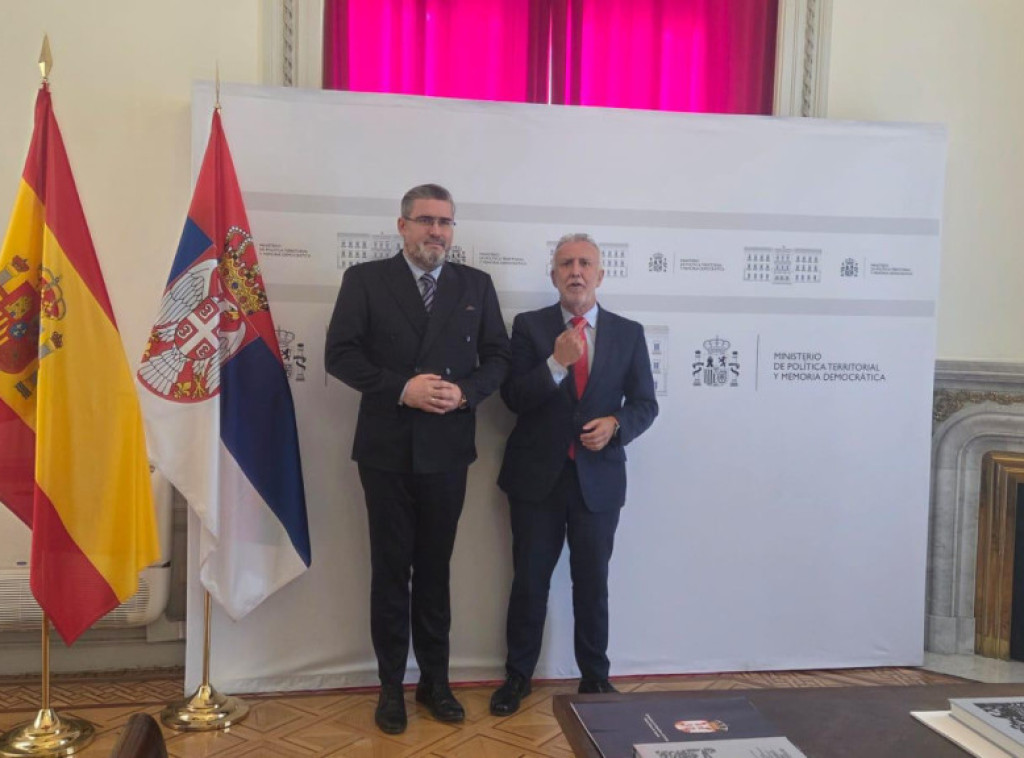 Starovic meets with Spain's Sampedro in Madrid