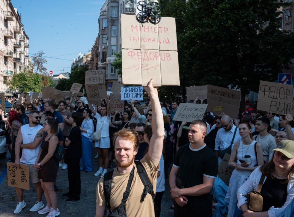 Protesti u Kijevu i Lavovu zbog smene ministra odbrane Fedorova