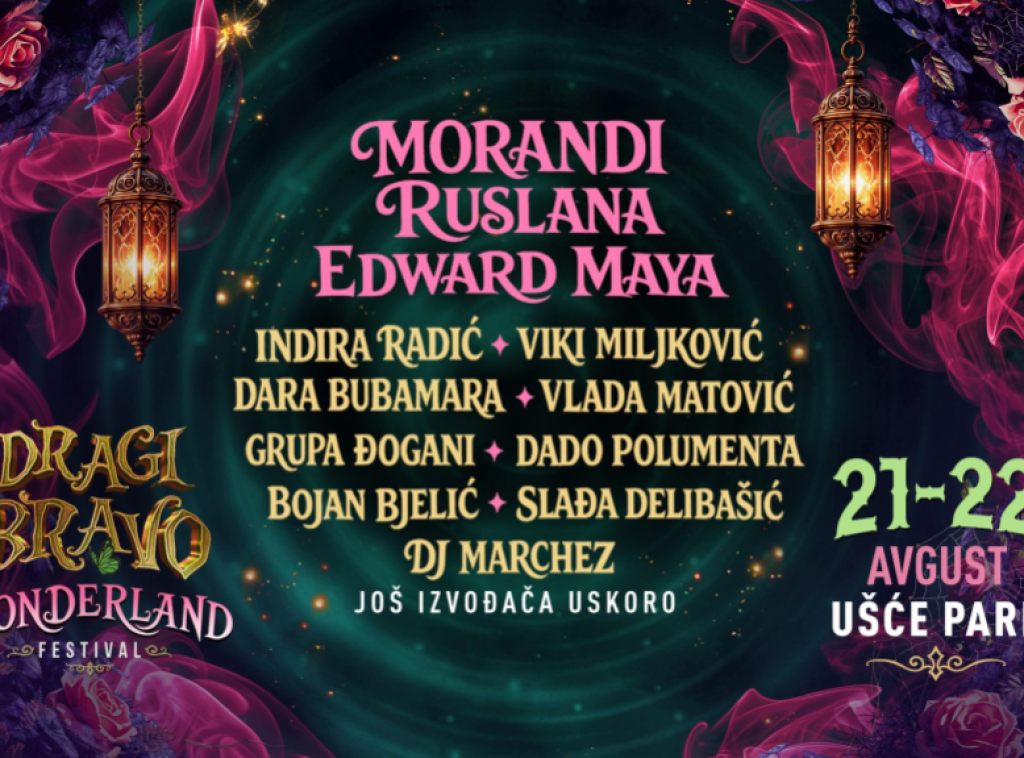Evrovizijska pobednica Ruslana 21. avgusta na Dragi Bravo festivalu u Beogradu
