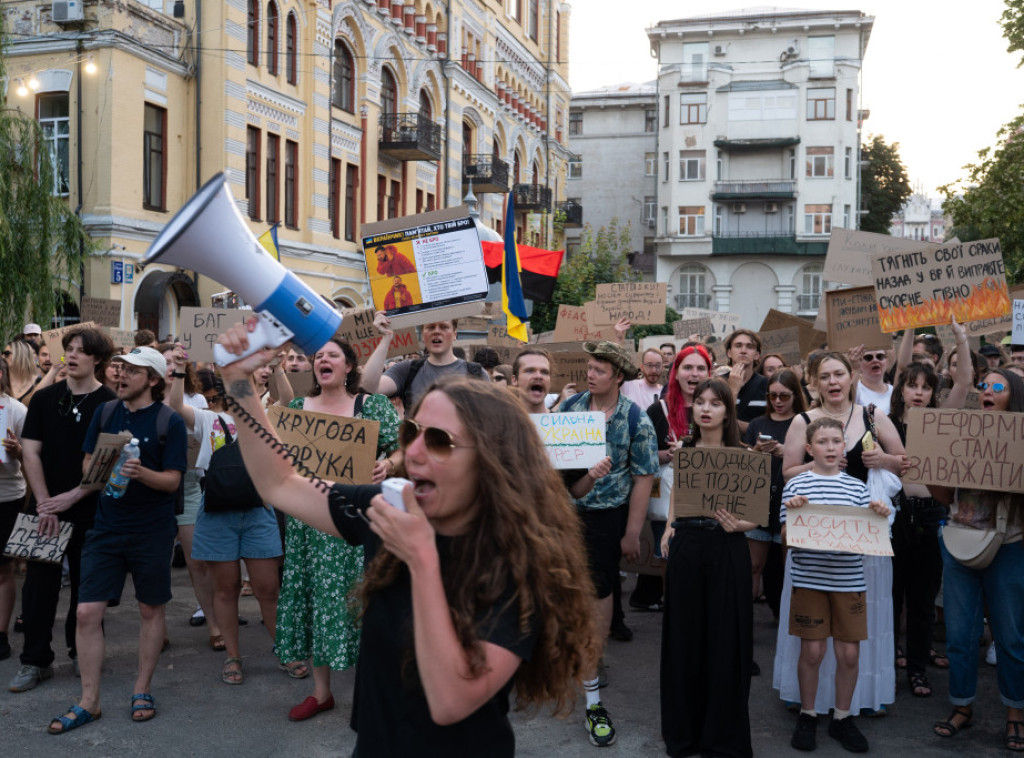 U Kijevu i širom Ukrajine ljudi drugi dan protestuju protiv smene Mihaila Fedorova