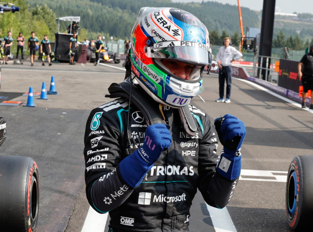 Kimi Antoneli osvojio pol poziciju za trku Velike nagrade Belgije u Formuli 1