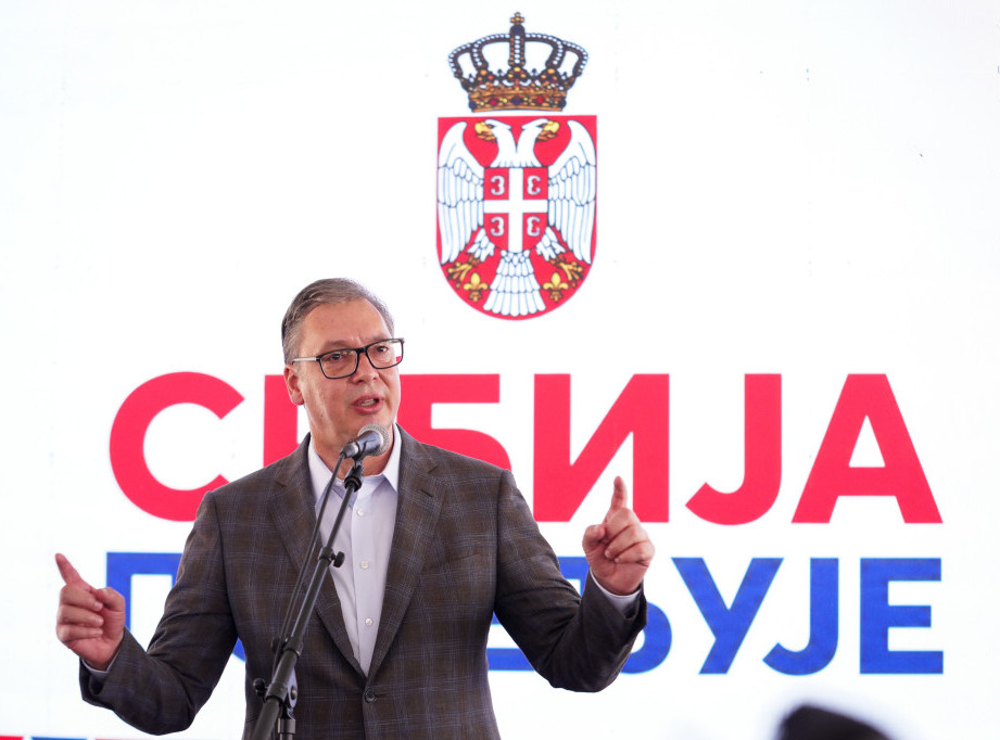 Vučić obilazi radove na mostu preko Velike Morave kod Svilajnca
