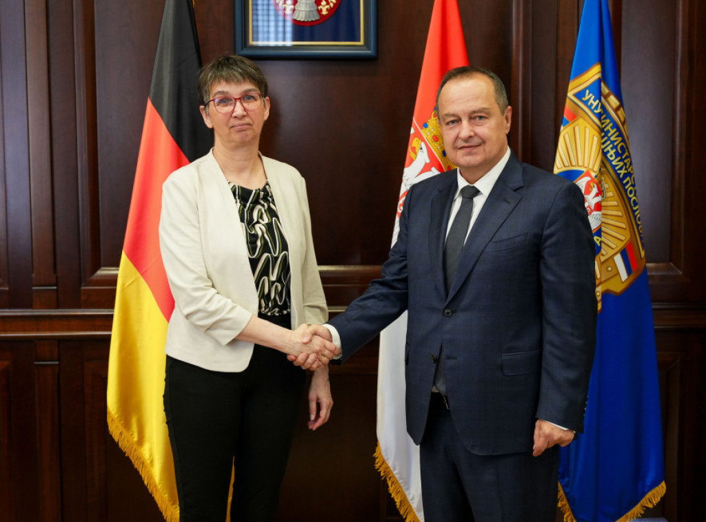 Dačić primio u oproštajnu posetu ambasadorku Nemačke Anke Konrad