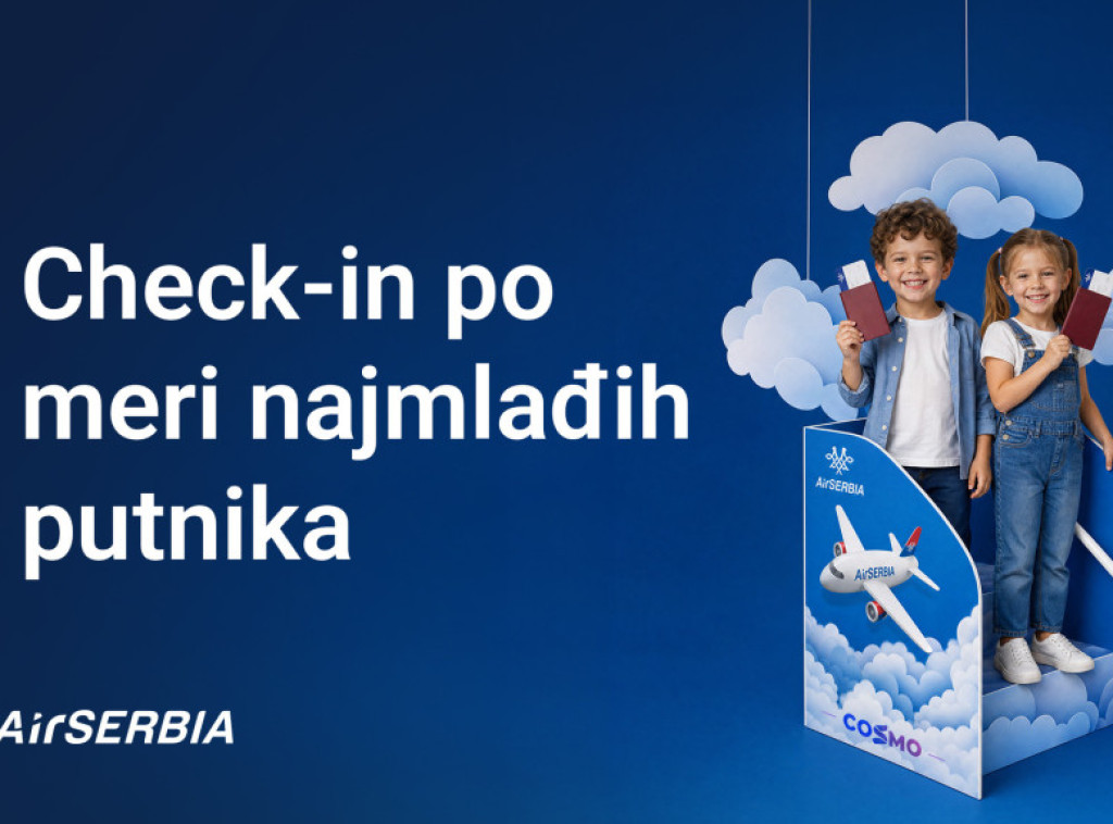 Er Srbija uvela na aerodromu "Nikola Tesla" Femili ček-in za porodice sa decom